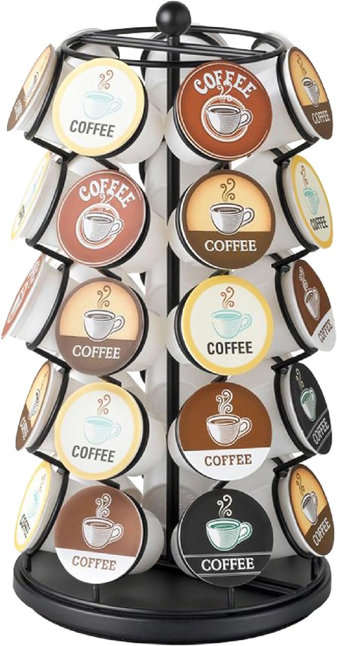 Nifty K Cup Holder – Compatible with K-Cups, Coffee Pod Carousel